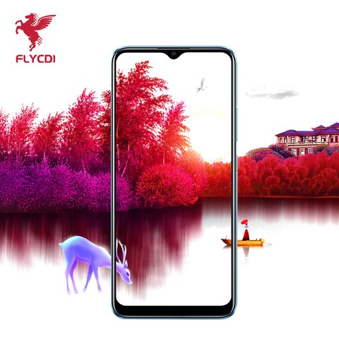 Дисплей FLYCDI для Realme C11 (2021), C20, C21, черный, без рамки, RMX3201 RMX3063 RMX3231 Превью 3