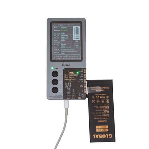 Аккумулятор Mechanic для Apple iPhone 8, Li-Polymer, 3,82 B, 2130 мАч, повышенная ёмкость, original IC Превью 1