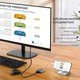 Адаптер Type-C - HDMI + USB3.0 + Type-C, конвертер, белый, hub Превью 2
