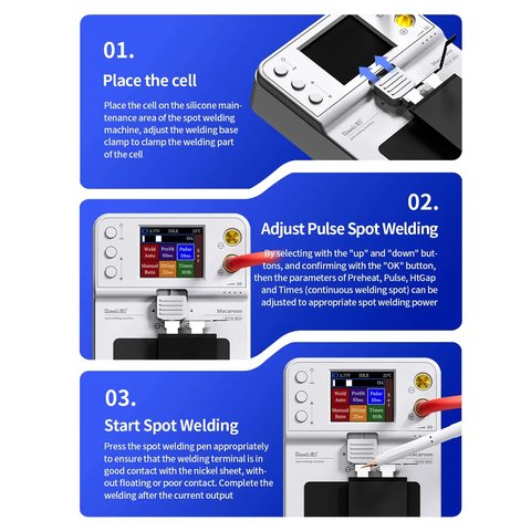 Máquina portátil de soldadura por puntos QianLi Macaron Max Vista previa  3