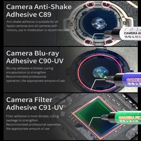 Adhesivo Mechanic C91-UV, para reparación de cámara, 3 g, filter Vista previa  3