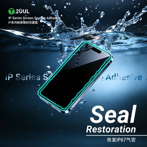 Etiqueta de pantalla 2UUL SA15 puede usarse con Apple iPhone 15, 5 uds., adhesive Vista previa  4