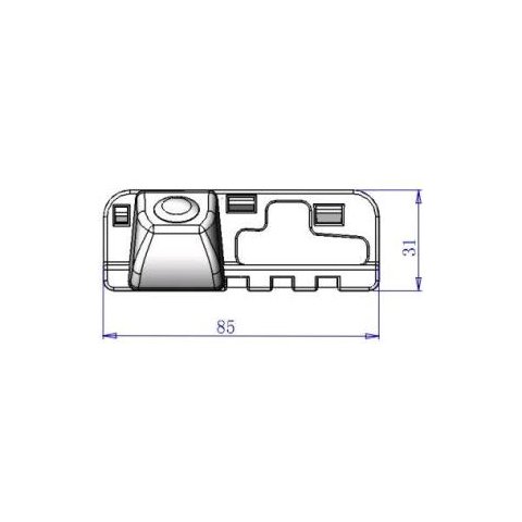 Автомобильная камера заднего вида для Honda Civic Превью 3