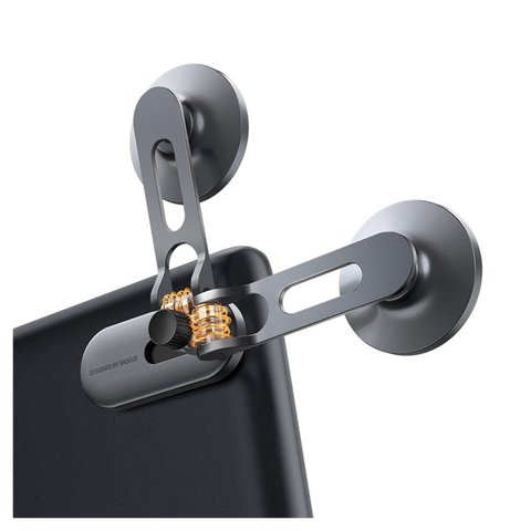 Держатель Baseus T-Space Folding Magnetic, магнитный, клейкая основа, серебристый, #C40151300S11-00 Превью 4