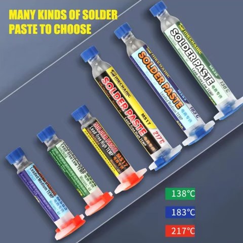 BGA паста Mechanic MS38, Sn 42%, Bi 58%, 138 °C, 50 г Прев'ю 3