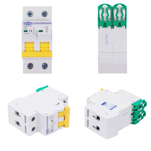 Автоматичний вимикач постійного струму TOMZN TOB1Z-63, 2P, 600 В, 40 A, PV Прев'ю 1