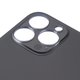 Задняя панель корпуса для iPhone 13 Pro Max, серая, не нужно снимать стекло камеры, Original (PRC), Graphite, big hole Превью 1