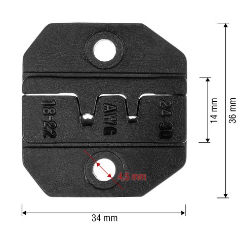 Матрица для кримпера Pro'sKit 1PK-3003D36 - Просмотр 2