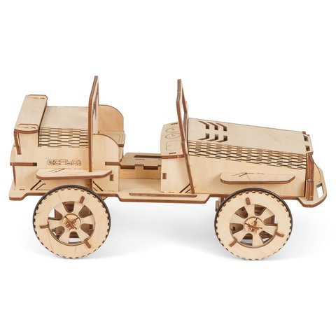 Дерев'яний конструктор EcoBot автомобіль Баггі з Bluetooth-керуванням Прев'ю 1