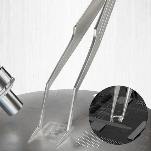 Пинцет монтажный Mechanic Aax-17, изогнутый, 120 мм Превью 1