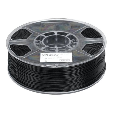 Филамент для 3D-принтера eSUN ABS-GF Black, 1 кг Превью 3