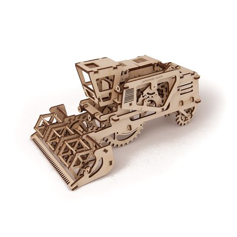 Mechanical 3D Puzzle UGEARS Combine Harvester Preview 1